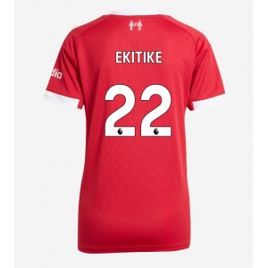 Liverpool Hugo Ekitike #22 Jalkapallovaatteet Naisten Kotipaita 2025-26 Lyhythihainen